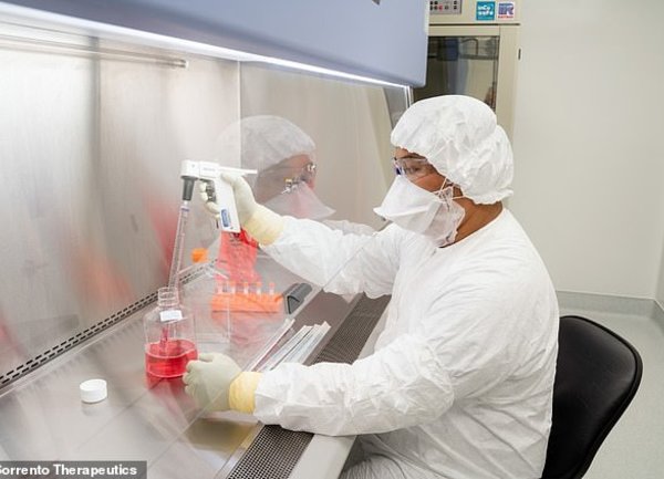 Калифорнийската биотехнологична компания твърди, че е открила антитяло, което може да блокира коронавирусните инфекции