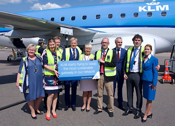 KLM лети екологично до новата дестинация Векхьо