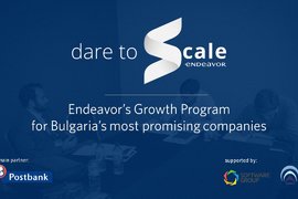 12 компании влизат във второто издание на програмата за растеж на Endeavor - Dare to Scale