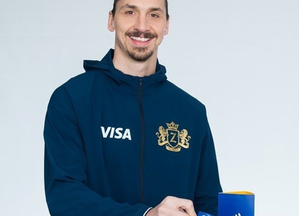 Златан Ибрахимович става лице на Visa за Световното първенство по футбол в Русия