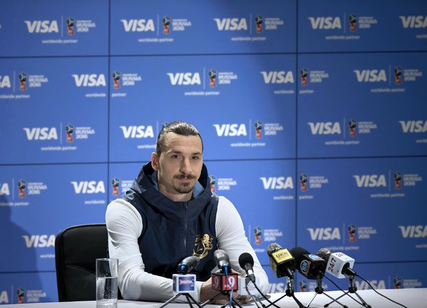 Златан Ибрахимович се завърна на Световното първенство по футбол благодарение на Visa