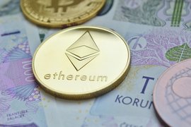 Втората по големина криптовалута, Ethereum, сега е в списъка с топ 100 на активите в света