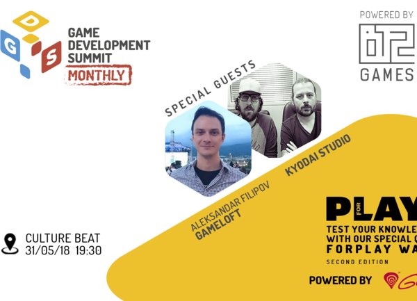 Студиата GameLoft и Kyodai са специални гости на седмото издание на Game Dev Summit Monthly