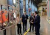 Икономическият министър откри новата пещ на завода за плоско стъкло в Търговище